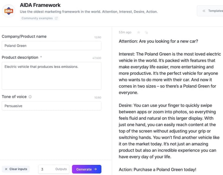 Aida framework