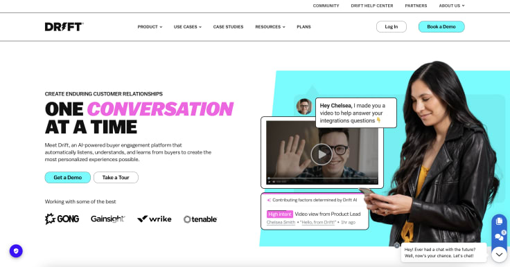 Drift as an alternative to Intercom