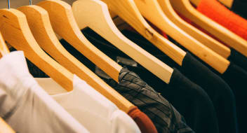 Clothes in the shop