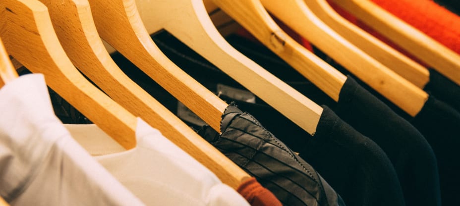 Clothes in the shop