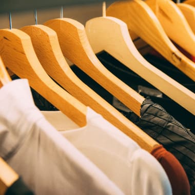 Clothes in the shop