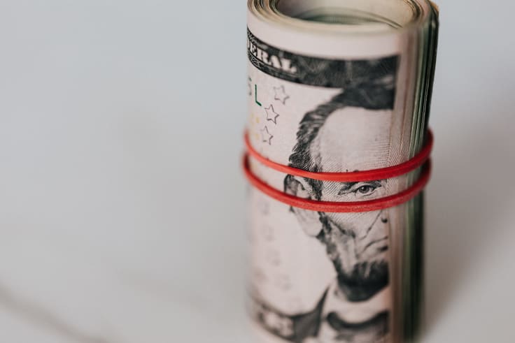 the money file with Lincoln