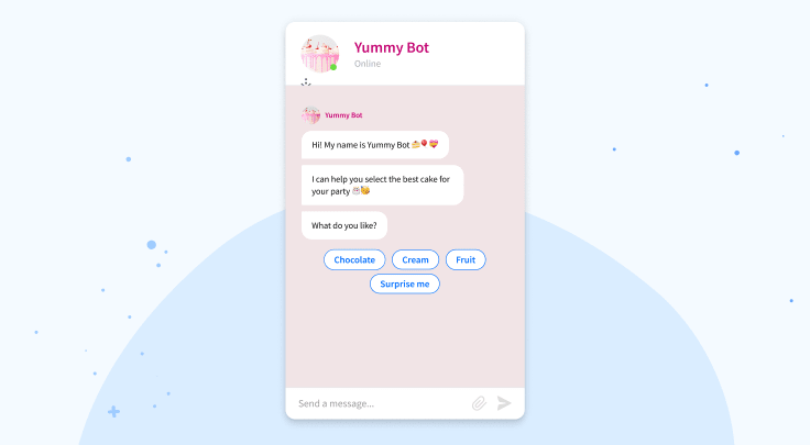 an example of a chatbot personality