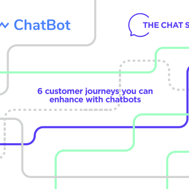 the ChatBot logo and the Chat Shop logo on a white background