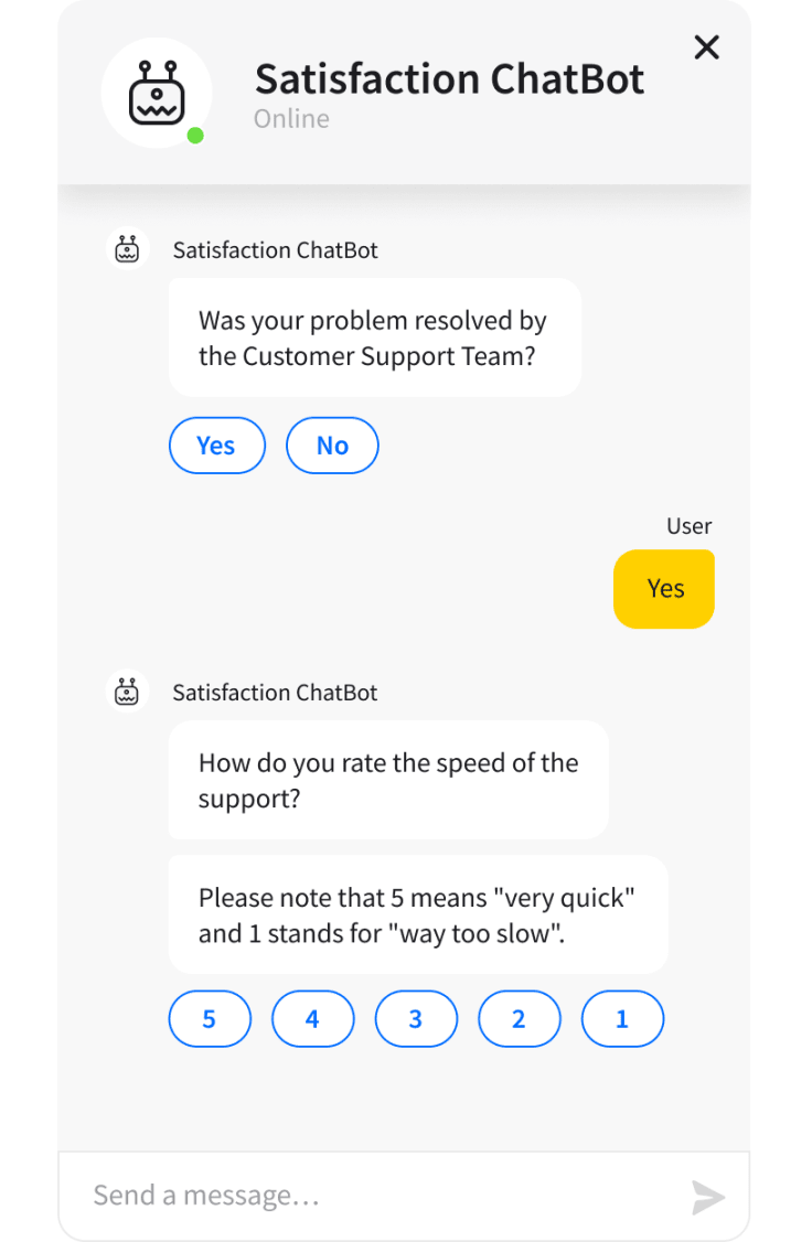 Satisfaction ChatBot