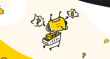 a chatbot and a shopping cart