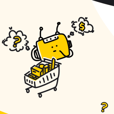 a chatbot and a shopping cart