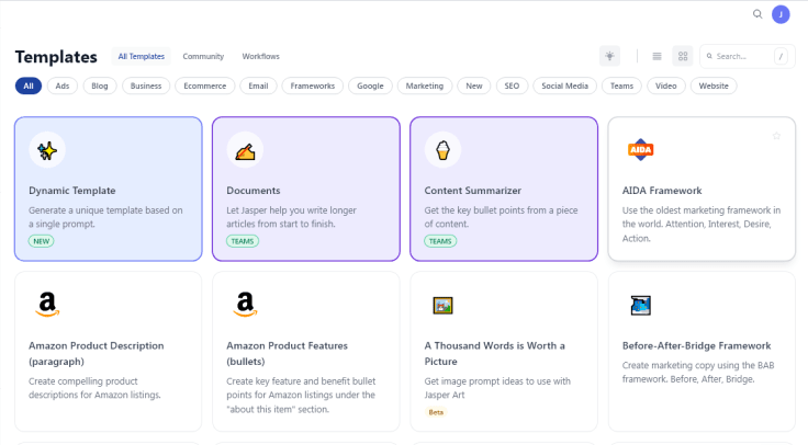 Jasper AI as the best ChatGPT alternative for enterprise content creation