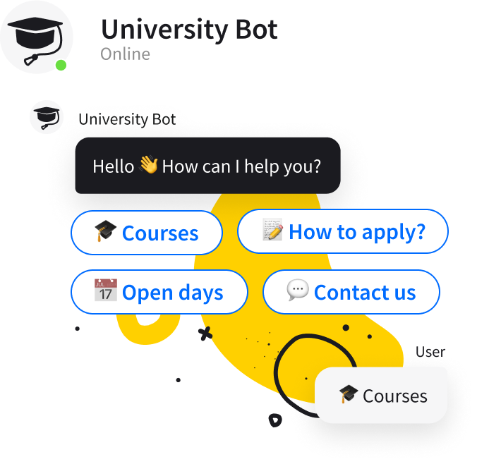 University Template - ready-tu-use ChatBot template icon
